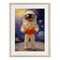 Stupell Industries Astronaut Holding Heart Framed Print Under Glass, design by Angie Hawke